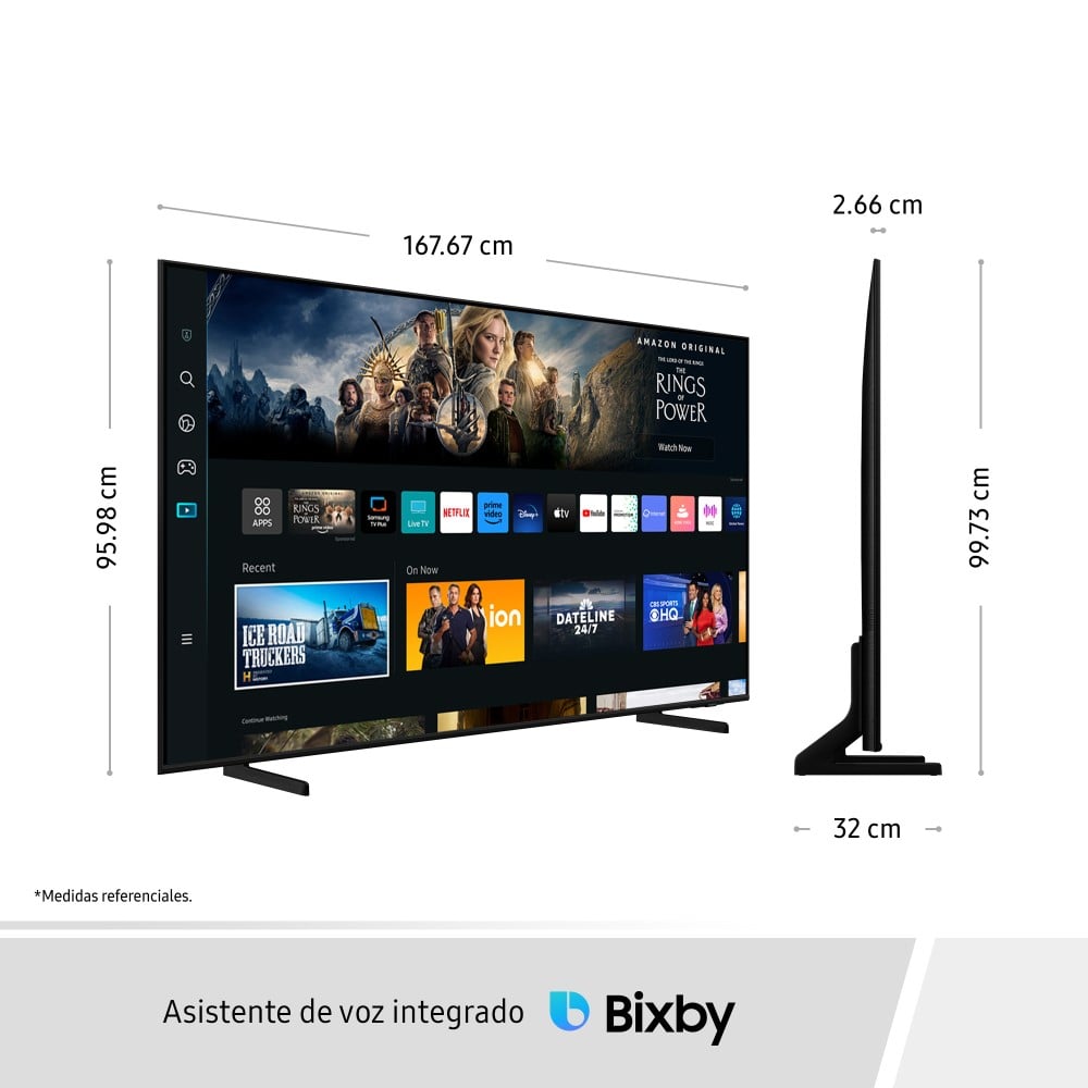 Televisor Samsung Smart TV 75 QLED 4K QN75Q60CAGXPE (Nuevo)