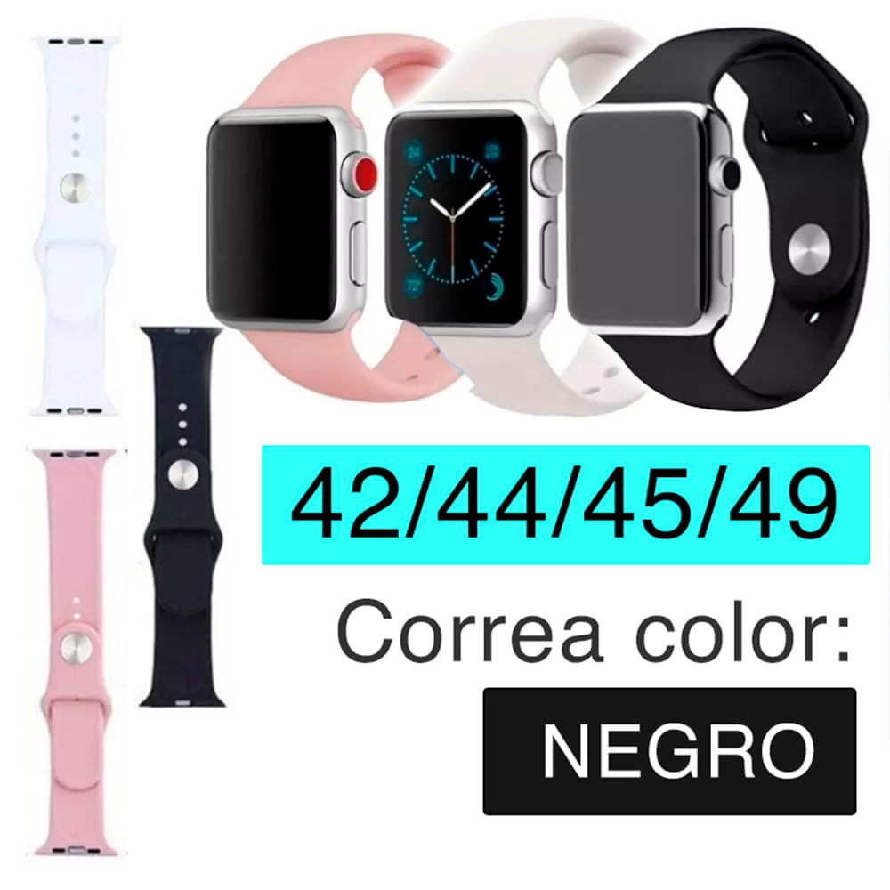 Correa para Smartwatch de Silicona Negro I Oechsle - Oechsle