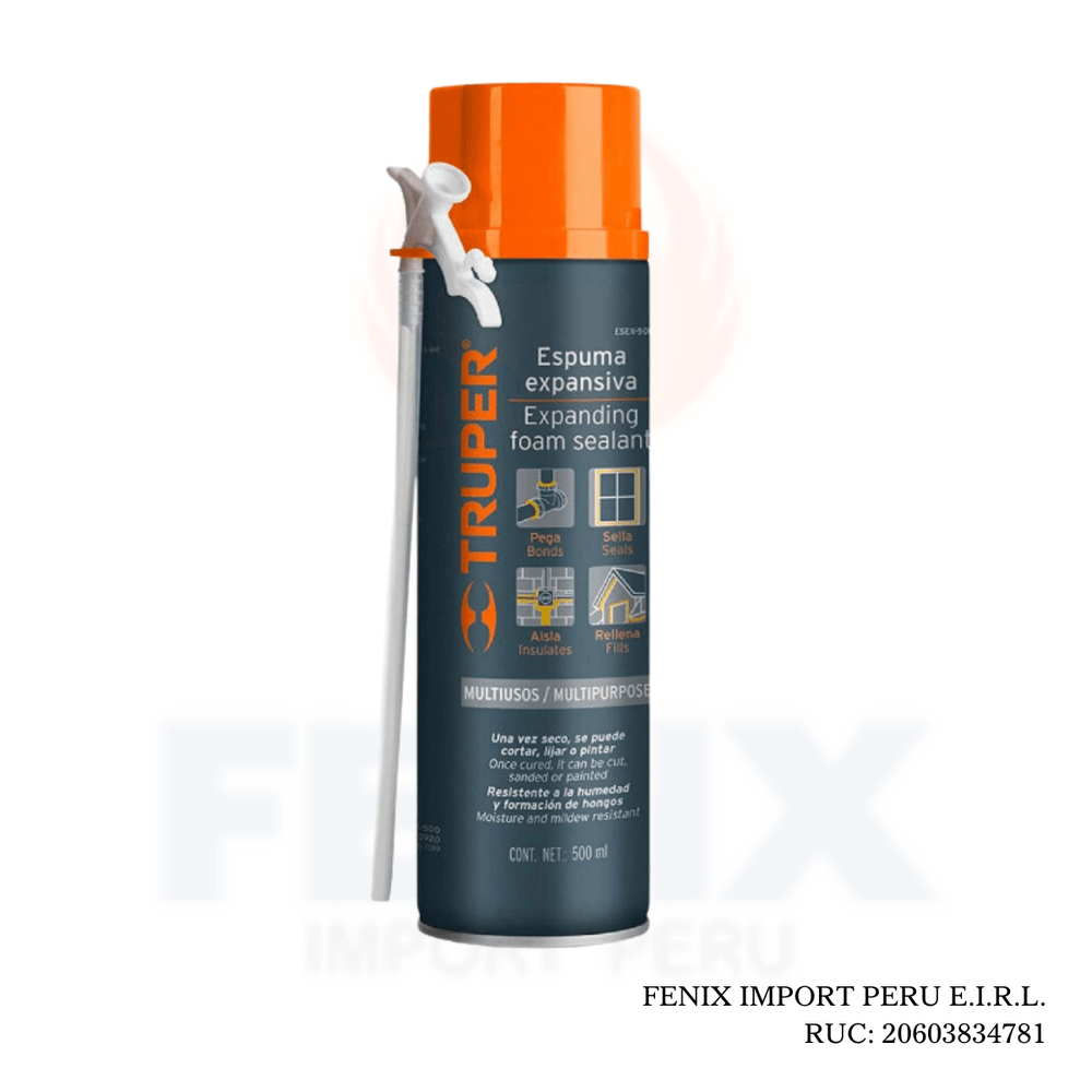 Espuma De Poliuretano 500 ml TRUPER - ESEX-500