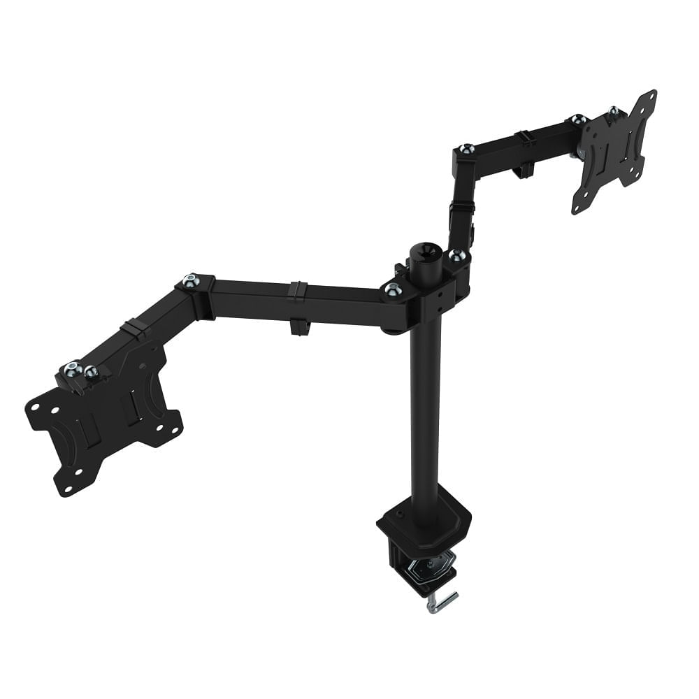 Rack Monitor 13 a 32 Pulgadas Expo Rack MD1327 Soporte de Escritorio para 2 Monitores Móvil 3 Giros