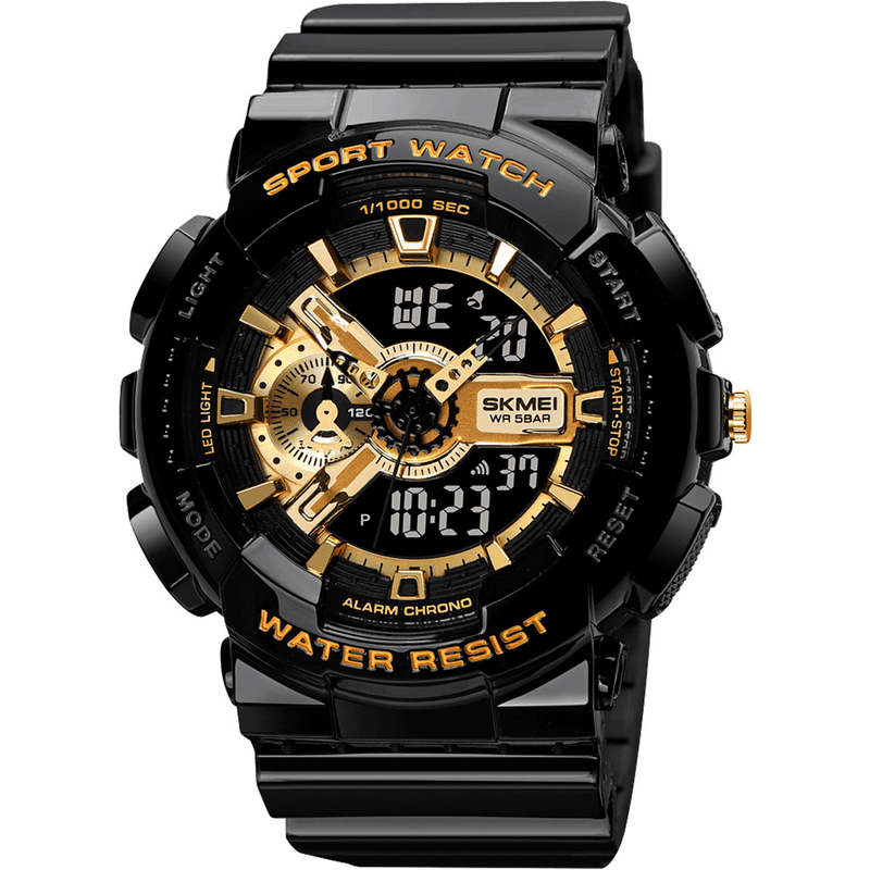 Reloj para Hombre SKMEI 9140 Dorado con Negro