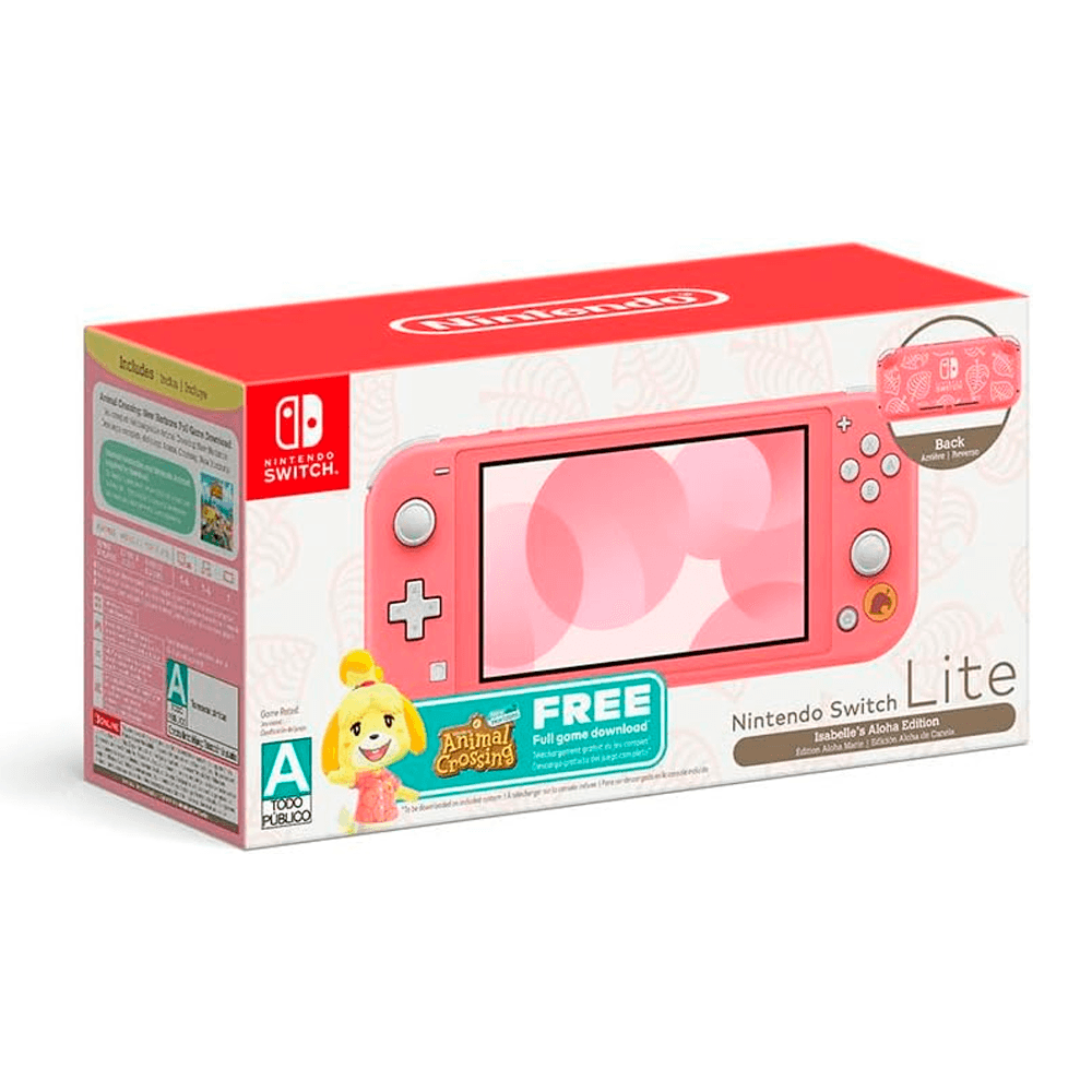 Nintendo Switch Lite Isabelle's Aloha Edition Animal Crossing I Oechsle -  Oechsle