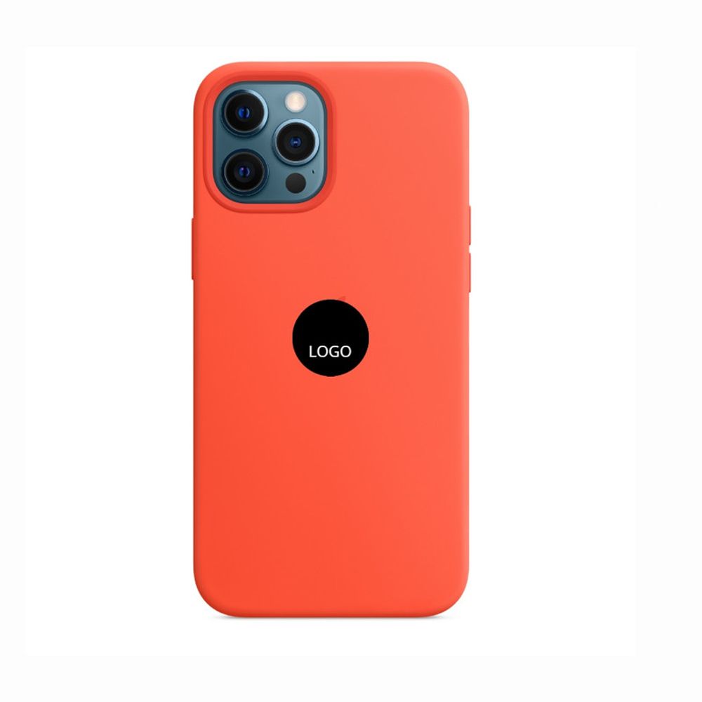 Funda de silicona iPhone 14 Pro Max naranja - Comprar online