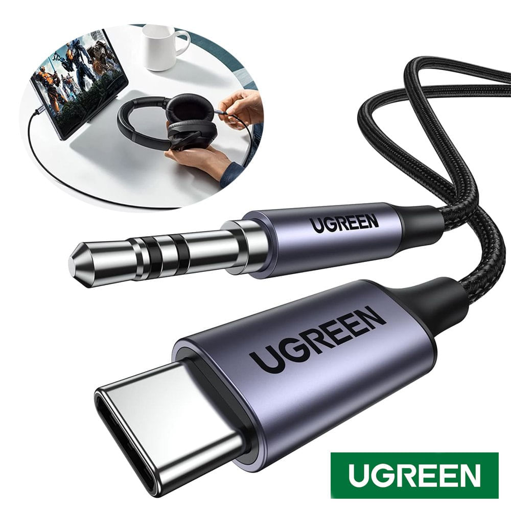 Cable Auxiliar USB C a Jack 3.5 mm Macho, Audio Estéreo Coche UGREEN I  Oechsle - Oechsle