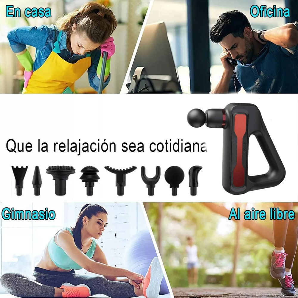 Pistola de masaje de muscular para esos - Almacenes El Rey