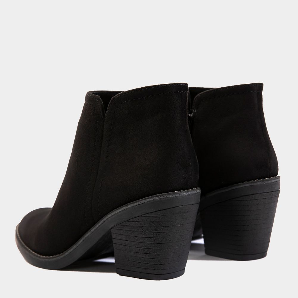 Botines para Mujer FOOTLOOSE FH-020 MICROFIBRA Negro Talla 38 I Oechsle ...