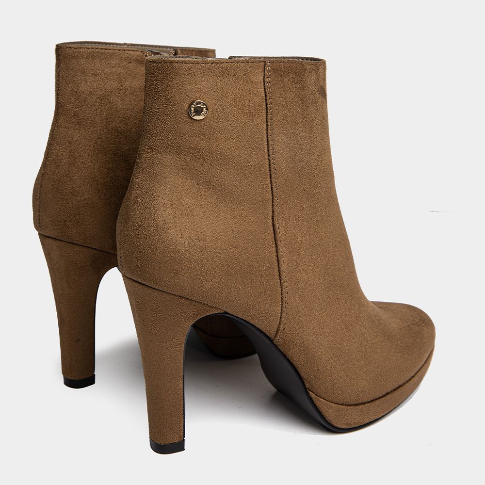 Botines para Mujer FOOTLOOSE FCH-RN030 MICROFIBRA Taupe Talla 40 I ...