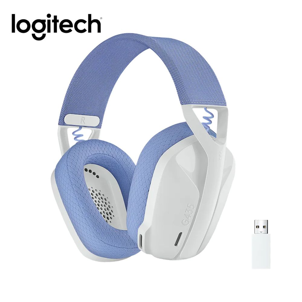 Audifono C/Microf. Logitech G435 Lightspeed / Bluetooth White