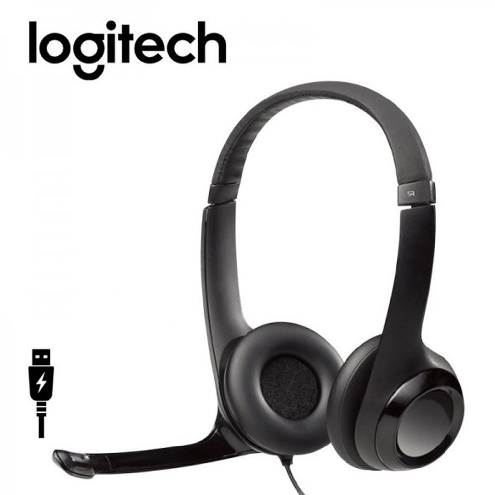 Audifono Logitech H390 Call Center USB - Negro LOGITECH