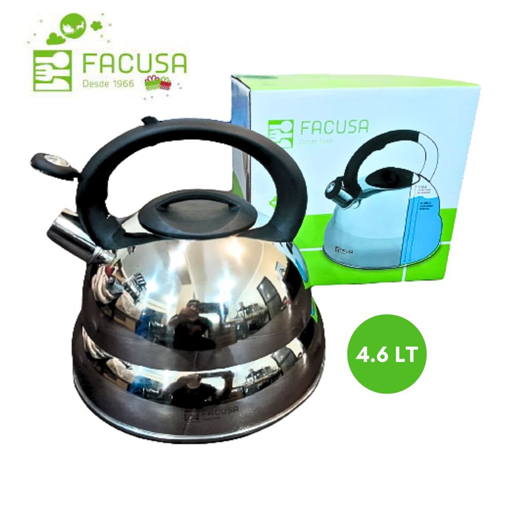 Tetera 4.6 Litros Facusa  Acero Inoxidable Sibador Original