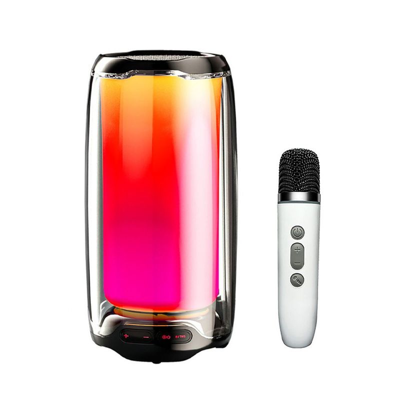 Mini Máquina De Karaoke Altavoz Portátil Bluetooth Karaoke Con 2 Micrófonos  Inalámbricos Rosa I Oechsle - Oechsle