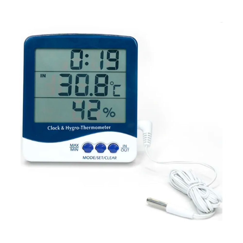 Termohigrómetro Reloj BOECO Temperatura Humedad