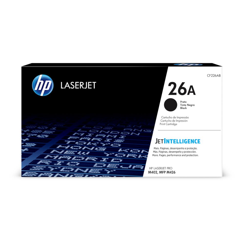 Toner HP 26A Negro LaserJet Original CF226A