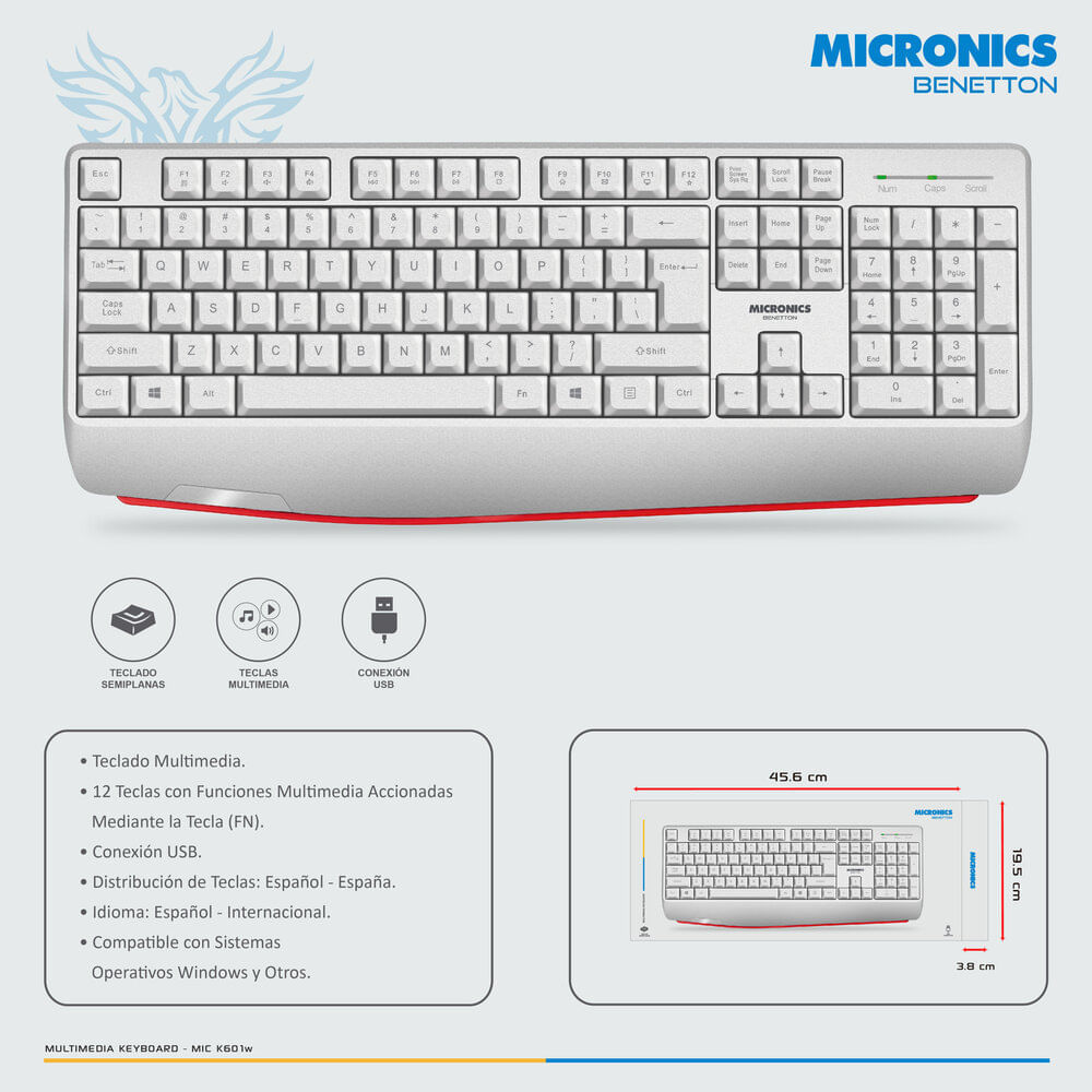 Teclado USB multimedia - Oechsle