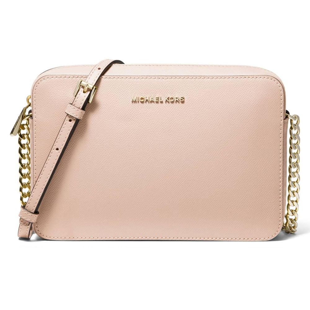 Cartera Crossbody de Cuero Michael Kors Rosa