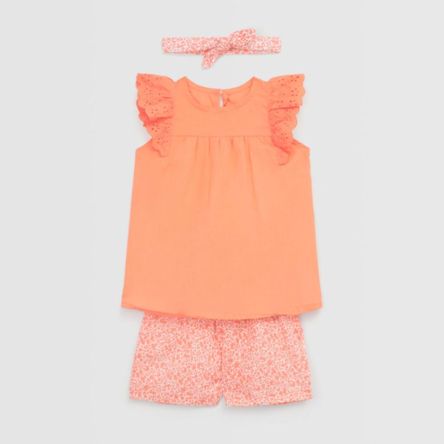 Conjunto de short y blusa para niña hot sale