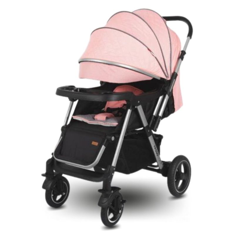 Coche Moises para Bebe Dorado con Maletin Rosado I Oechsle - Oechsle