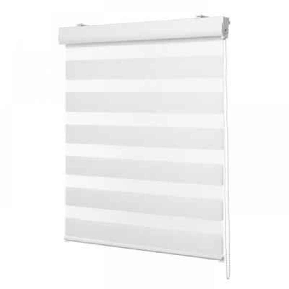 Cortina Roller Duo Blanco Textil Skyros Premium Ancho 210 cm x Alto 200cm