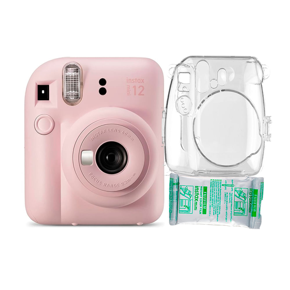 Fujifilm Instax Mini 12 Combo Color Rosa Camara de Foto Instantanea