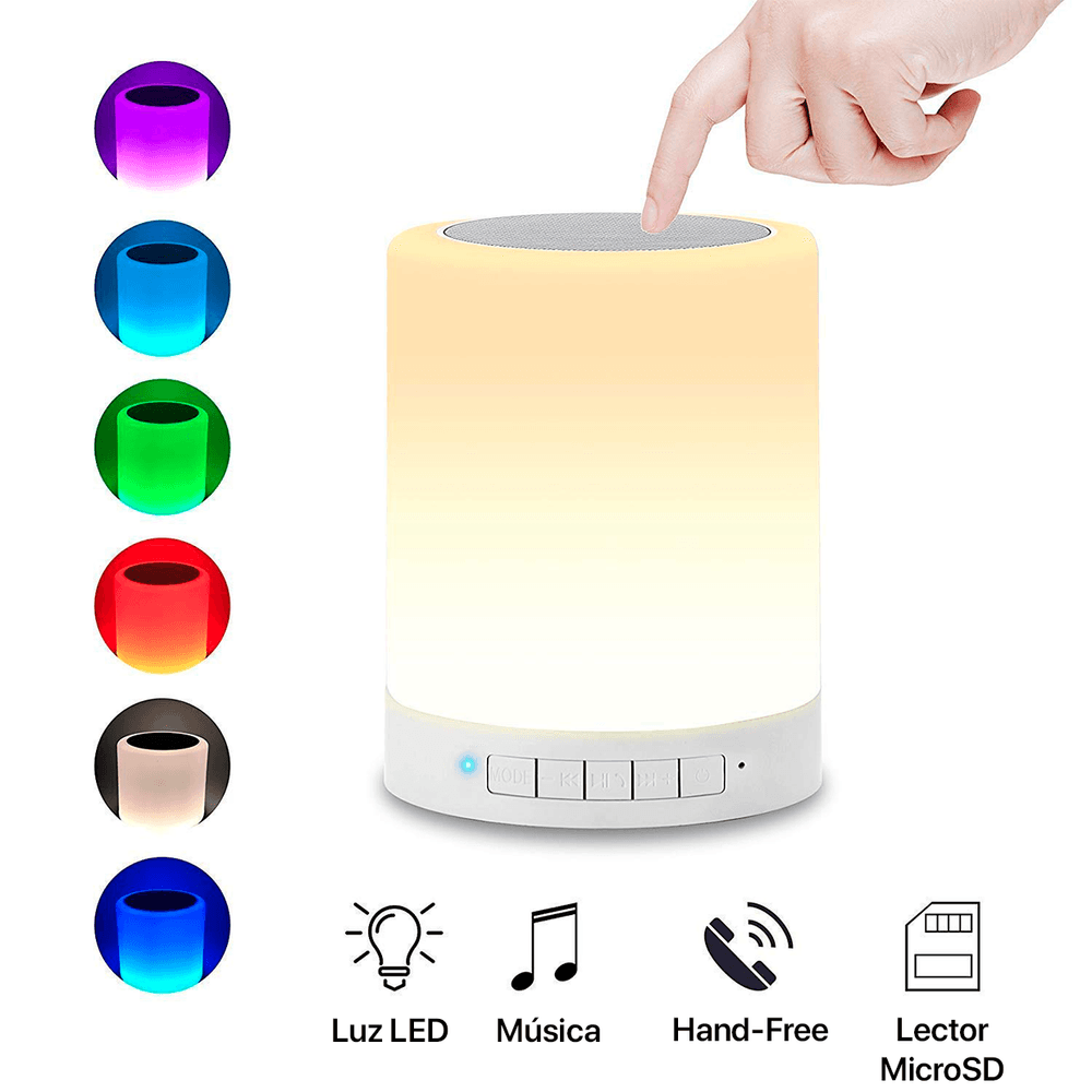 Lámpara Parlante Táctil Rgb con Bluetooth I Oechsle - Oechsle