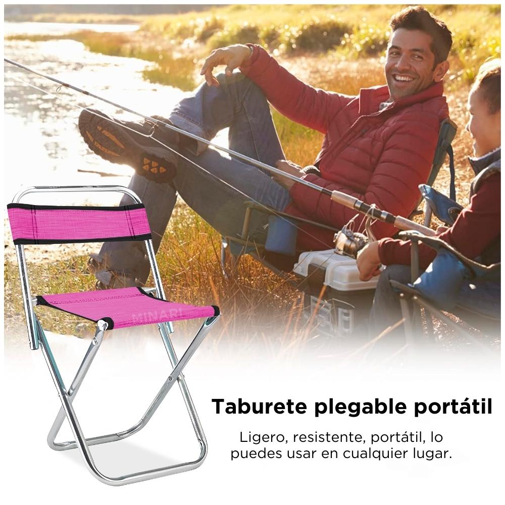 Banquito Plegable Camping 3 Patas Silla Plegable Banco Silla