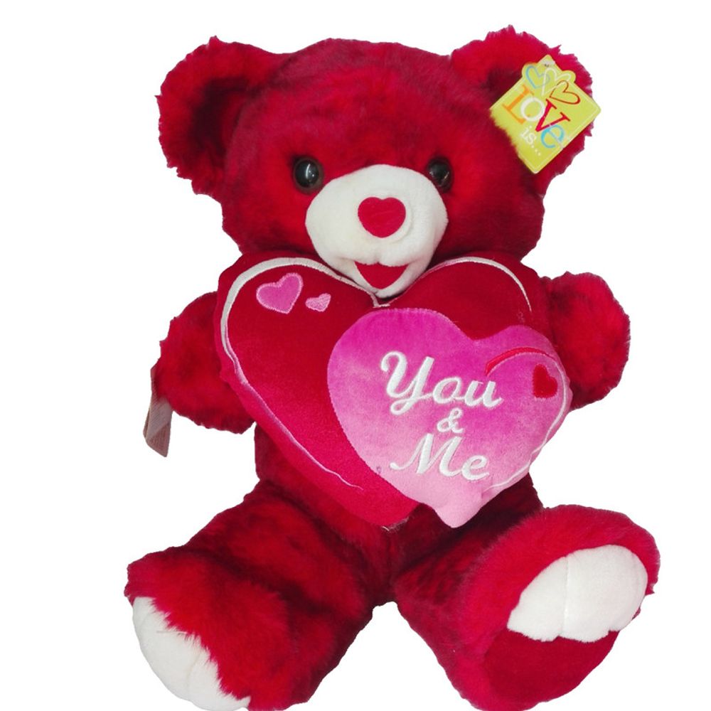 Osito De Peluche Con Corazon Peluche Oso Rojo Corazon You And Me