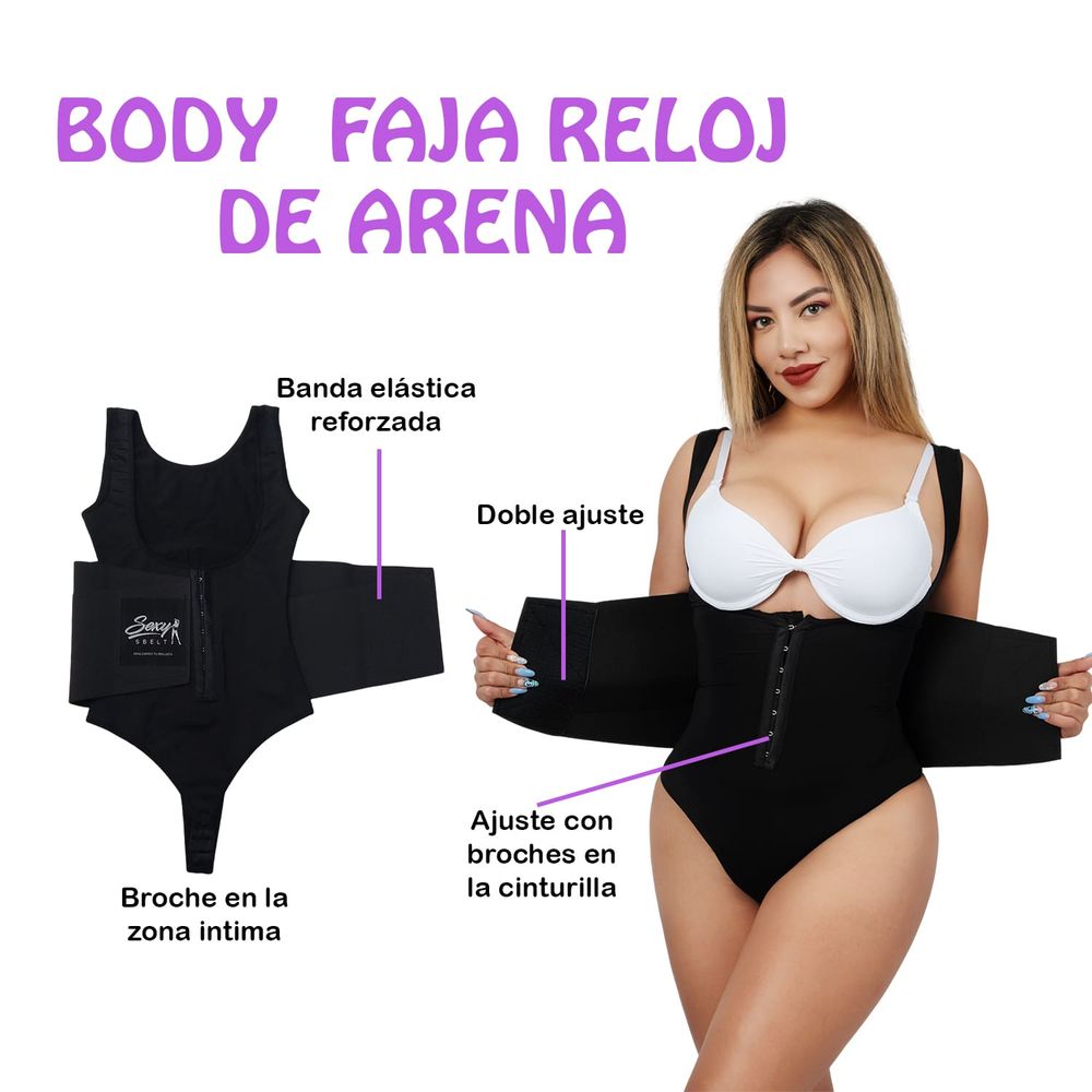 Body Faja Reloj De Arena Reduce Medidas Talla XS I Oechsle - Oechsle