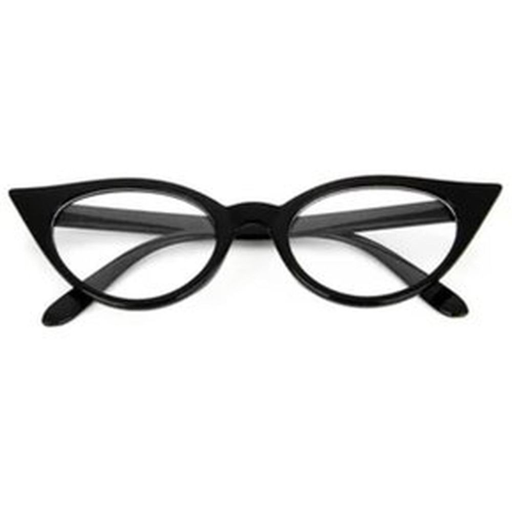 Montura de Lentes De Cat Eye Small - Negro