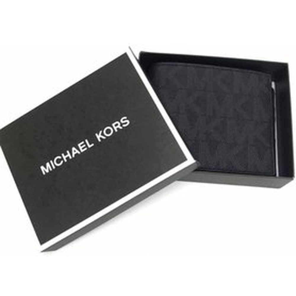 Billetera Slim Michael Kors Hombre - Negro
