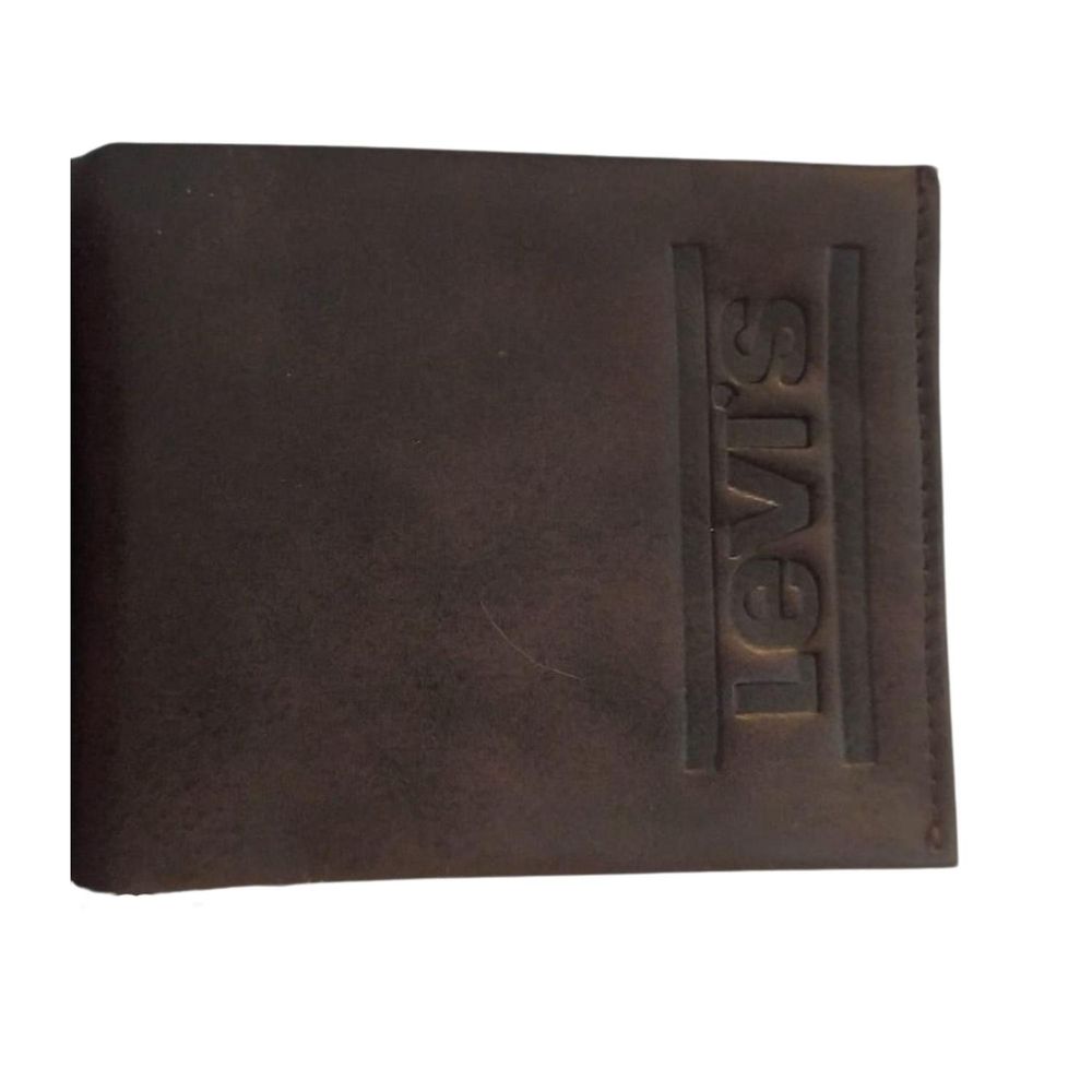 Billetera Bifold Levis Para Hombre - Marron Oscuro