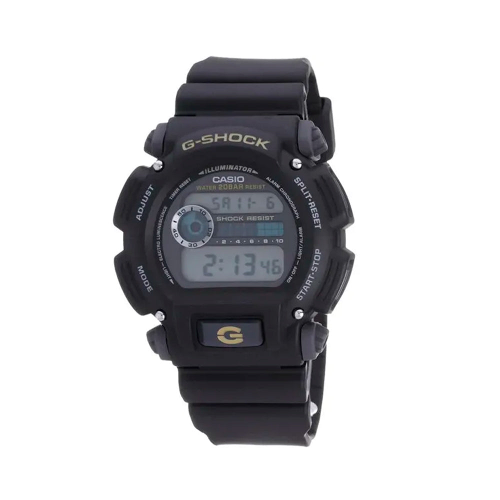 Reloj Digital Casio Deportivo Resina G-ShockDW-9052-1BCG Color Negro Sanllo