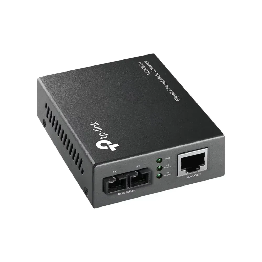 Conversor de Medios Gigabit Ethernet RJ45 1000M Multi-Modo MC200CM Tp-link