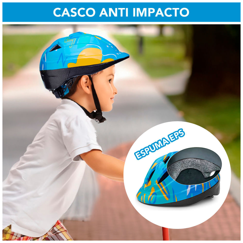Casco bicicleta Niño/Niña Diseño Certificado