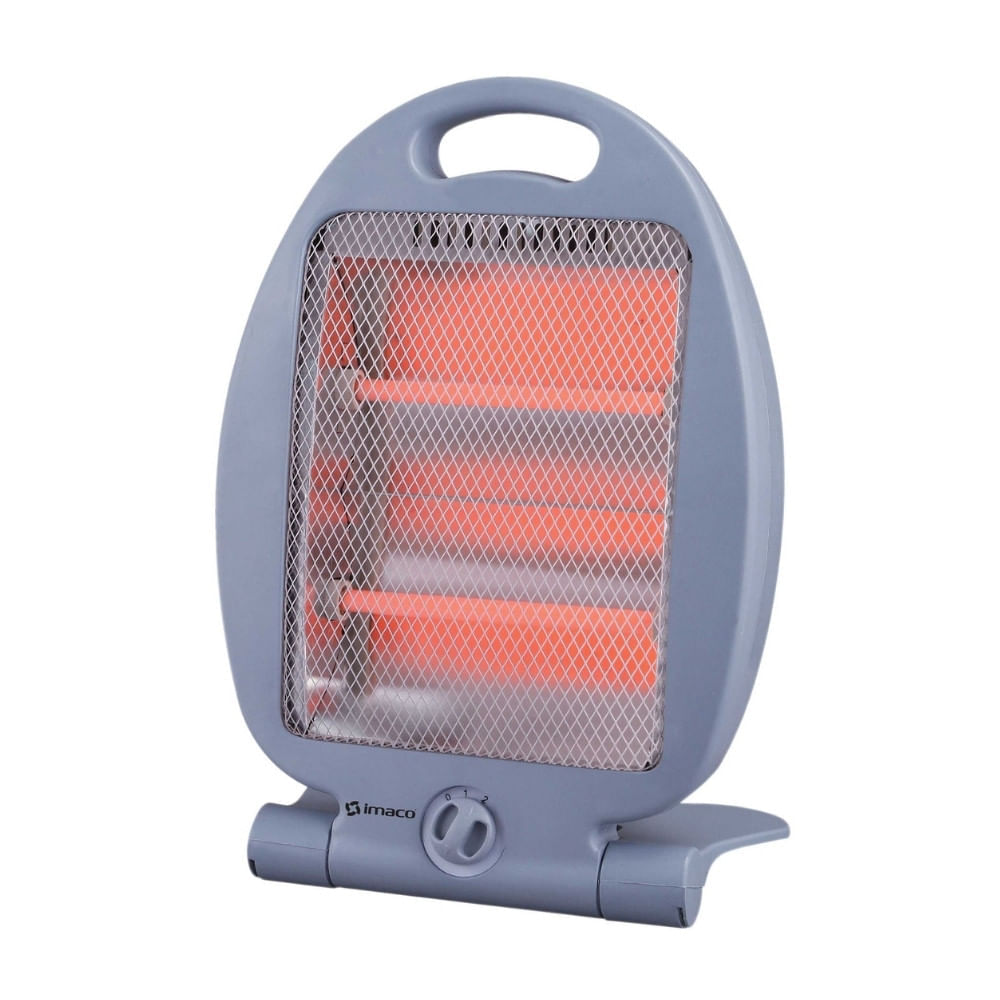 Estufa Eléctrica Imaco de Cuarzo 800W Modelo QH2000 en Polipropileno Gris