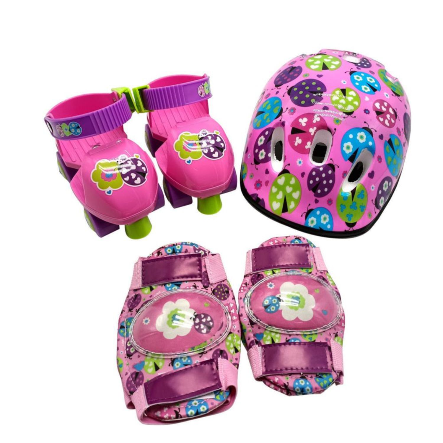 Skateboard Niño Set De Proteccion Niu00f1os Casco Rodilleras