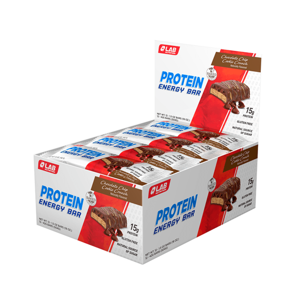 🥇 Snack Lab Nutrition Usa Protein Energy Bar Chocolate Chip ⇒ Mejor