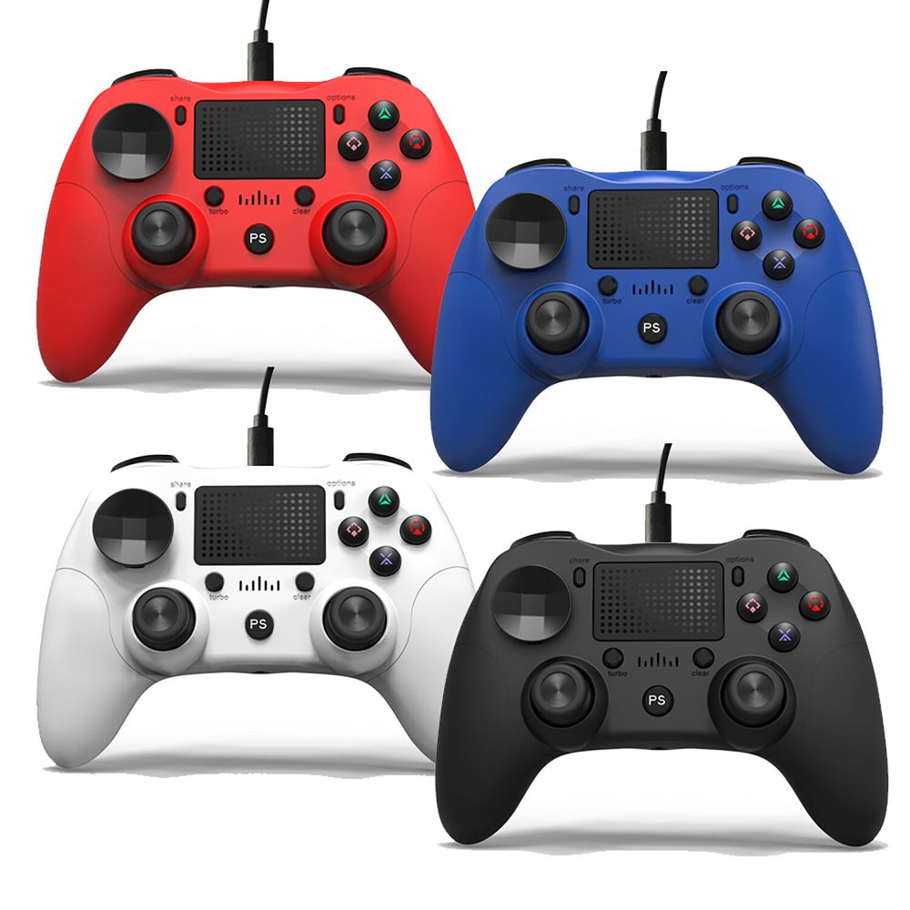 Gamepad Usb con Cable de Doble Vibración Pc Dual Shock Joystick I Oechsle -  Oechsle