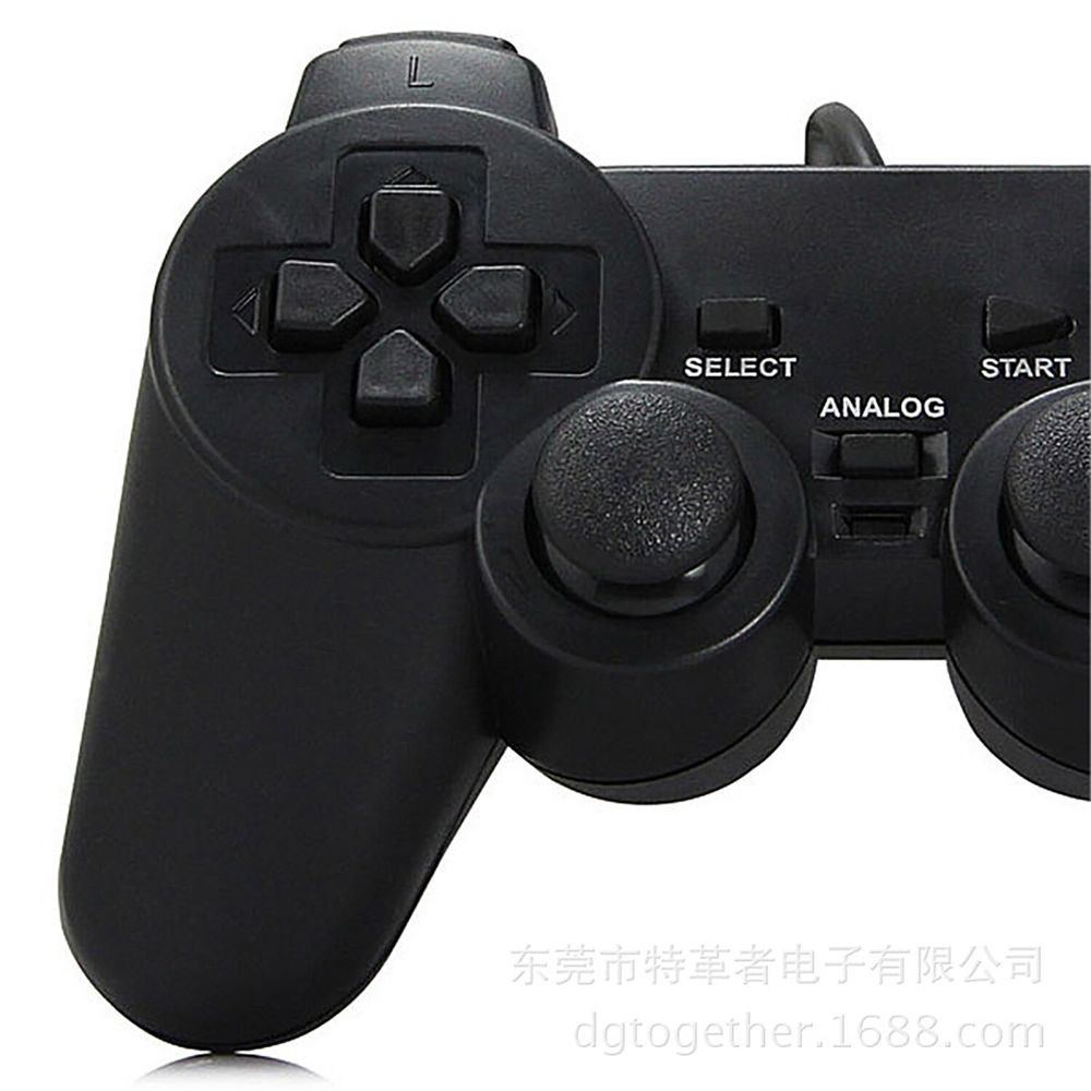 Gamepad Usb con Cable de Doble Vibración Pc Dual Shock Joystick I Oechsle -  Oechsle