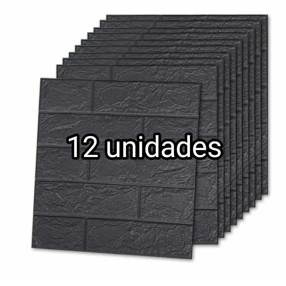 Papel Tapiz Blanco 3d Pegatinas De Pared Autoadhesivo Hogar x12 Unidades