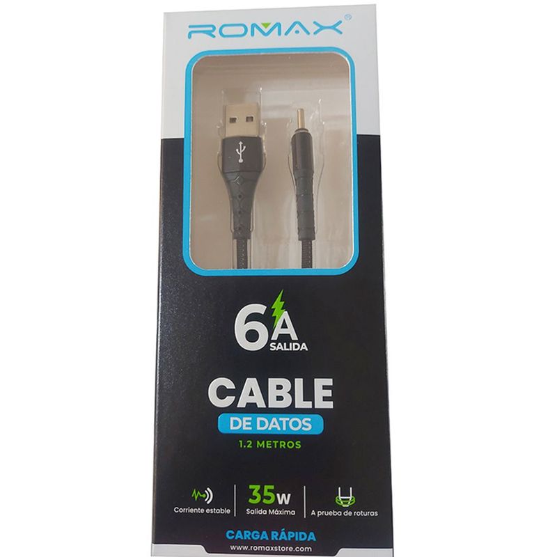Cargador de 30W Carga Rápida A1508C USB-C Incluye Cable Tipo C-C - Promart