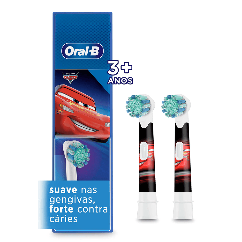 Cabezales Repuesto Oral-B Disney Cars Cepillo Eléctrico 2un