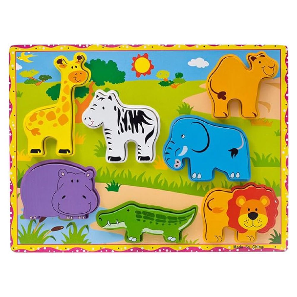 Rompecabezas de Madera de Alto Relieve de Animales I Oechsle Oechsle