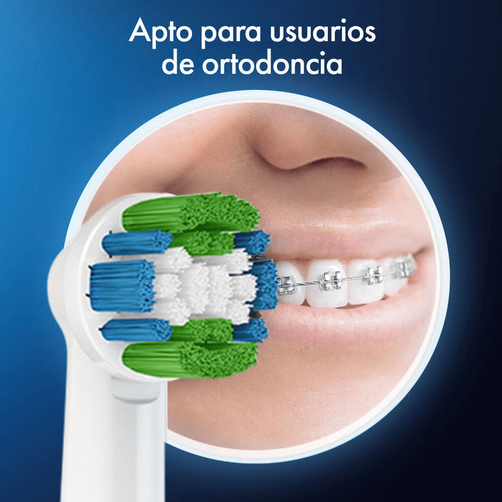 Repuesto para Cepillos Eléctricos Oral-B Precision Clean 4 Piezas