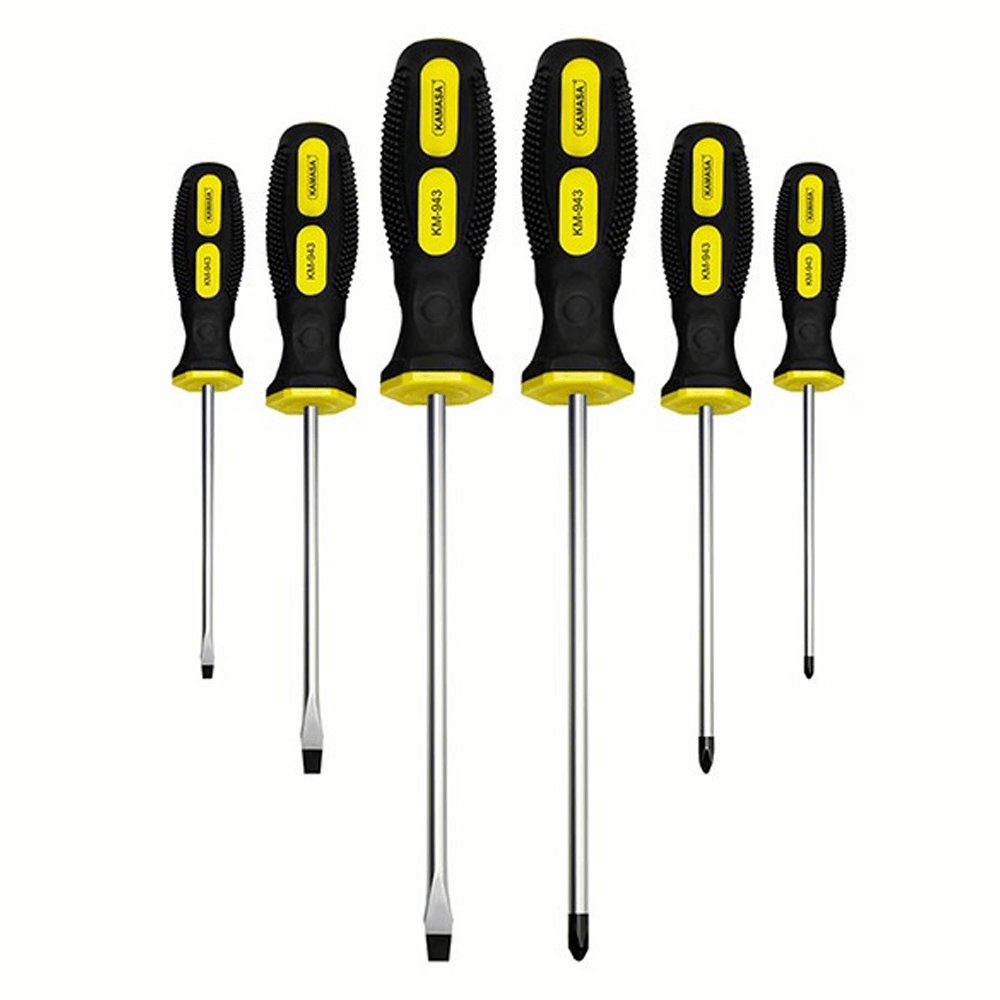 Juego Destornillador 6Pcs Am/Neg Kamasa KM943