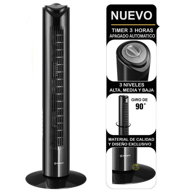 Ventilador torre 33cm 25w Equation Blanco - Oechsle