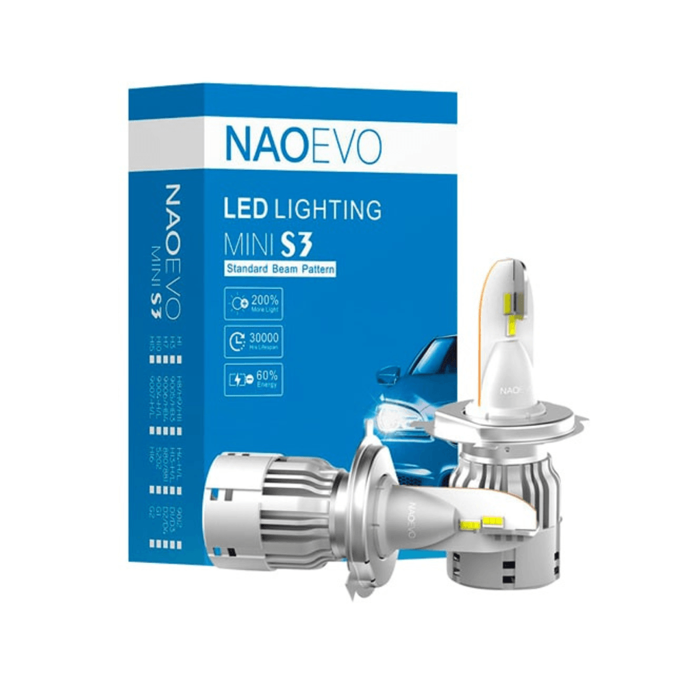 Focos Led Serie S3 Base H13 9.000LM NAOEVO