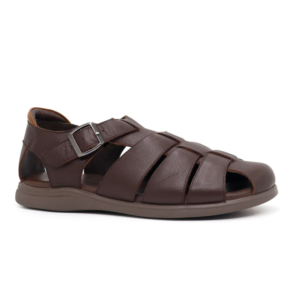 Sandalias discount marrones hombre