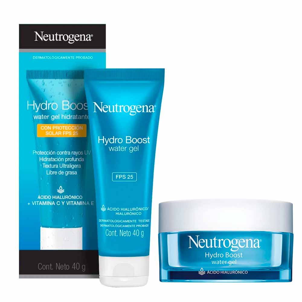 Pack NEUTROGENA Crema Hydroboost Water Gel Frasco 50ml + Hidratante