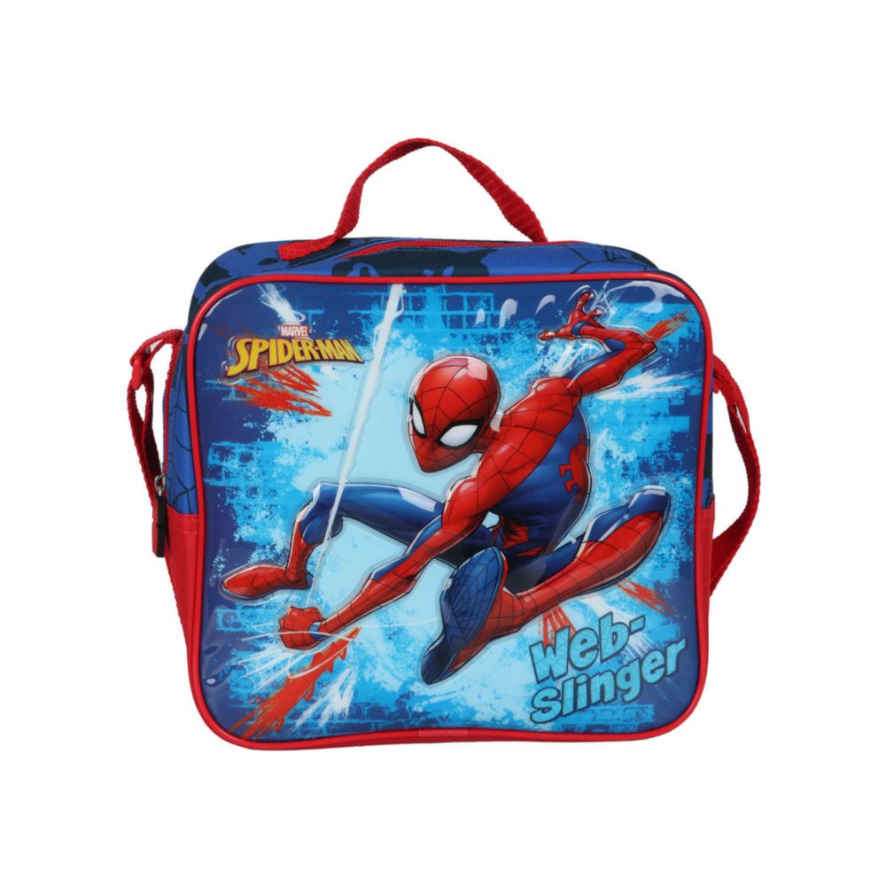 Mochila Spiderman De Marvel Shop Con Lonchera Para Ninos, 5