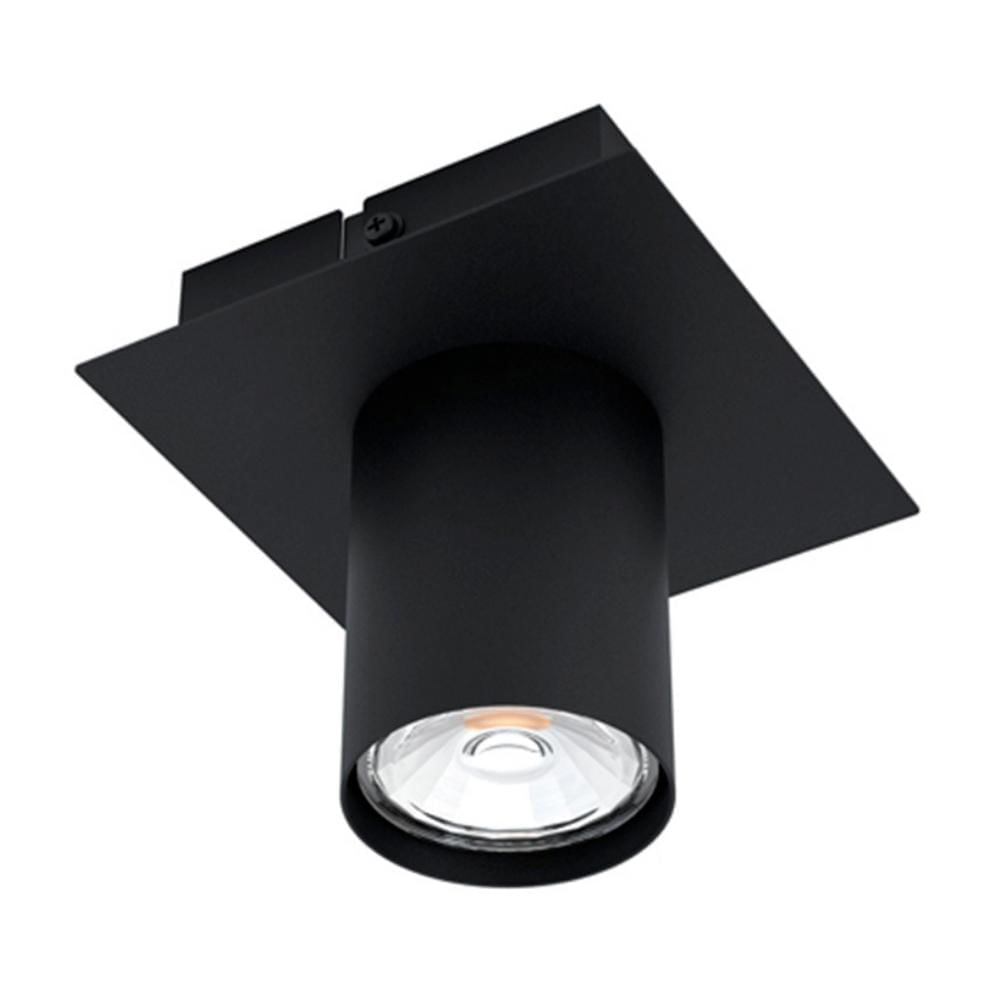 Lámpara de Techo Eglo Valcasotto 4.5w Acero Negro 1 Luz